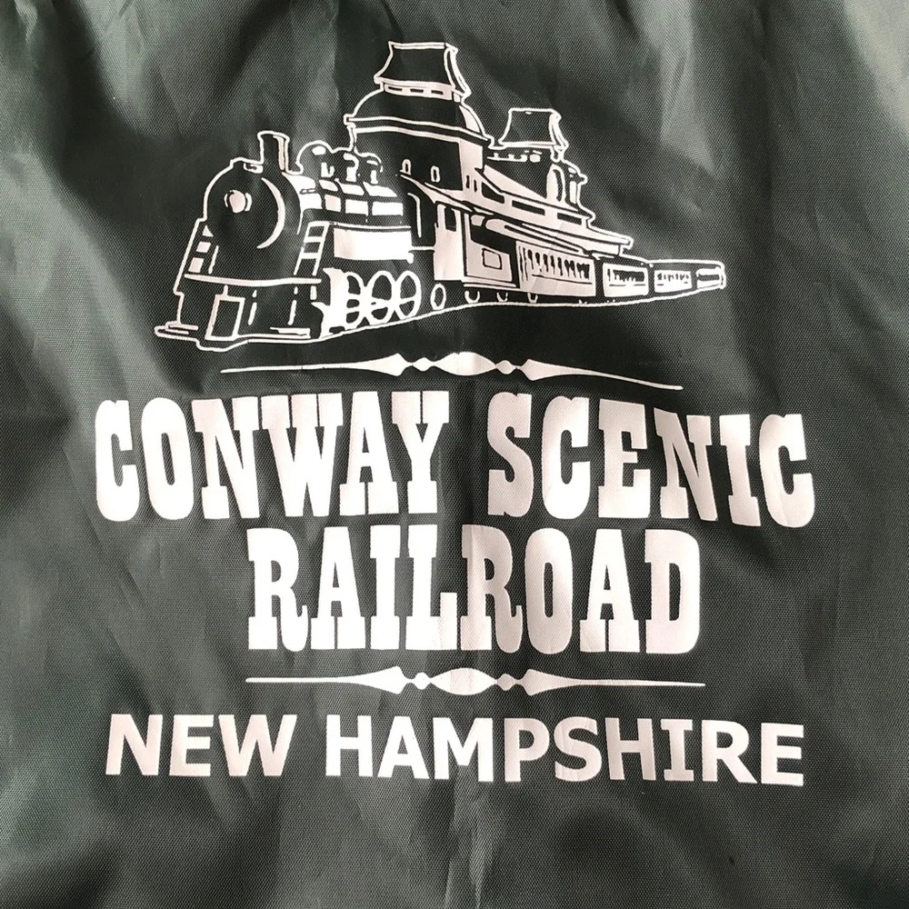 Conway Scenic Railroad NH Drawstring Backpack